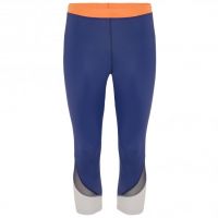 TAO Sportswear - KAWAI - Atmungsaktive 3/4-Lauftight mit Reißverschlusstasche - blueberry