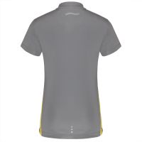 TAO Sportswear - HALLA - Atmungsaktives Laufshirt mit Reißverschluss aus recyceltem Polyester - steel