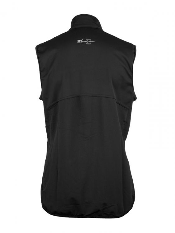 TAO Sportswear - Waistcoat - Stark windabweisende Laufweste mit seitlichen Einschubtaschen - black