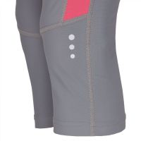 TAO Sportswear - EBRU - Nachhaltige und atmungsaktive 3/4-Lauftight aus dem Meer - steel/art deco