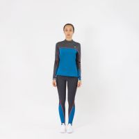 TAO Sportswear - FIRA - Atmungsaktive Lauftight mit Reißverschlusstasche - titanium