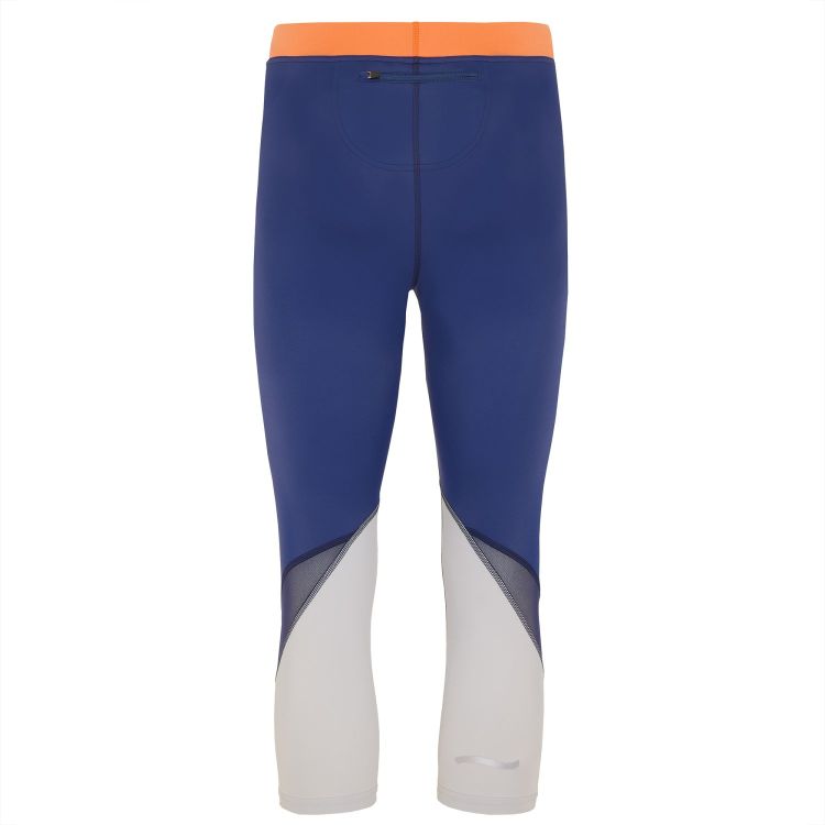 TAO Sportswear - KAWAI - Atmungsaktive 3/4-Lauftight mit Reißverschlusstasche - blueberry